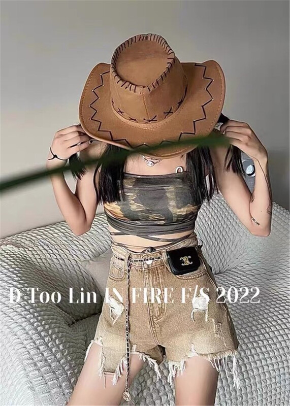 [Muxi] sexy raw edge denim shorts (without bag) 6076\wpl