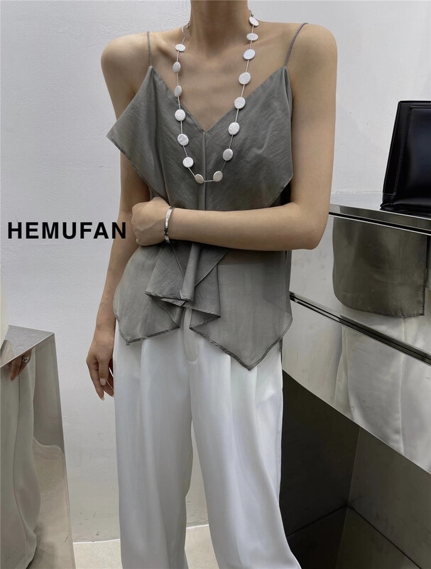 【HEMUFAN赫木梵】V領簡約舒適背心/吊帶  3950#  L