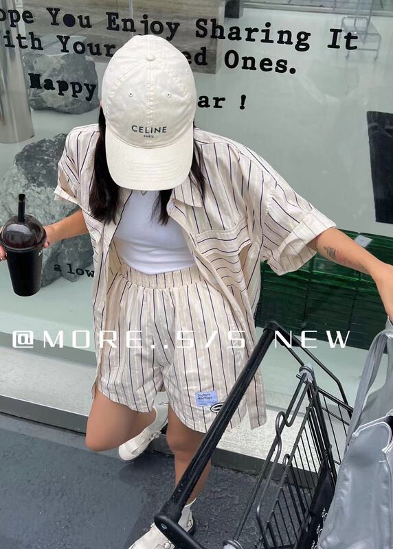 [more] stripe comfortable simple suit 88160\ozq