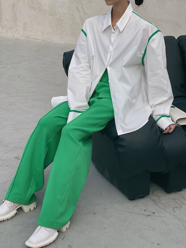 Cxdhh/ new year in early spring! [ly1964] Korean simple single breasted shirt ys1-xc8-8103\xj