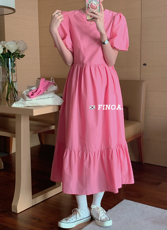[finoa] Korean simple and versatile dress 10523\cls