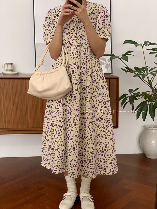 [from Anna] vintage floral dress 22101\lsw