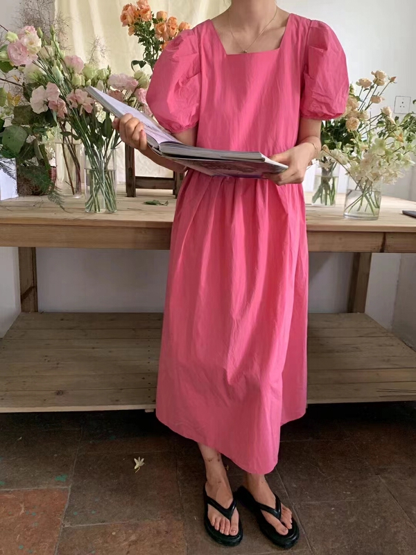 [baby] Korean versatile solid dress 8793\wtt