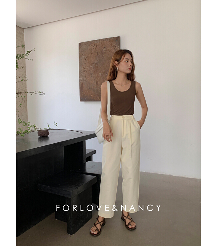 [forlove] slim, simple and comfortable casual pants 95085k5\cqw