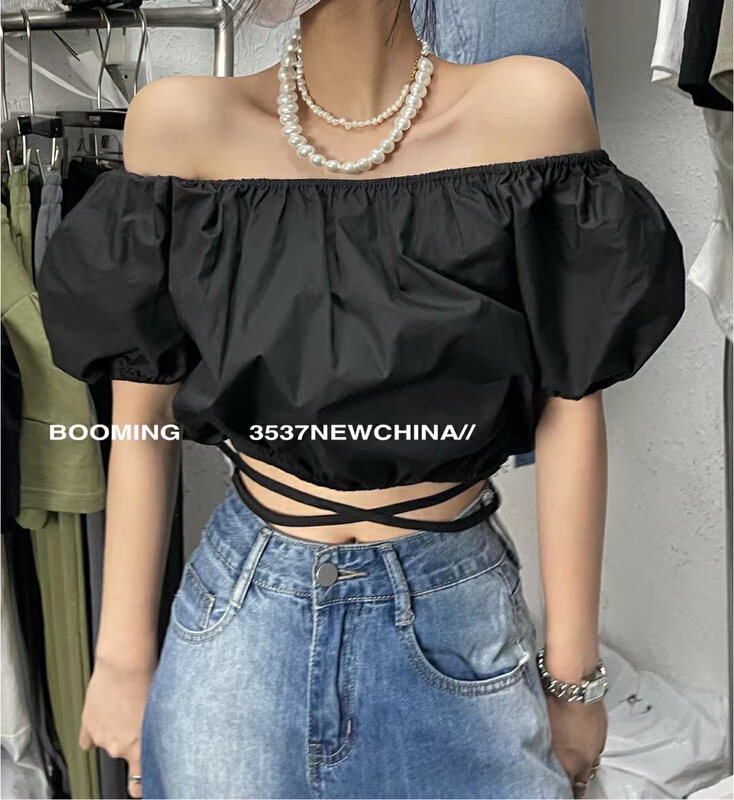 [looming] off shoulder bandage shirt 2489\zxl