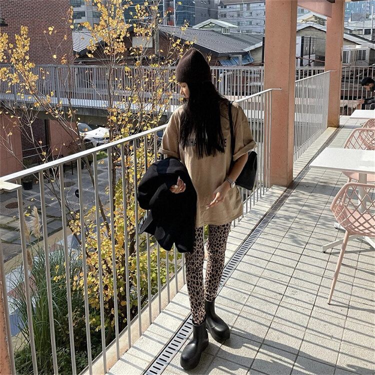 In early summer! [June 6th] leopard design casual pants ys1-021\wpl