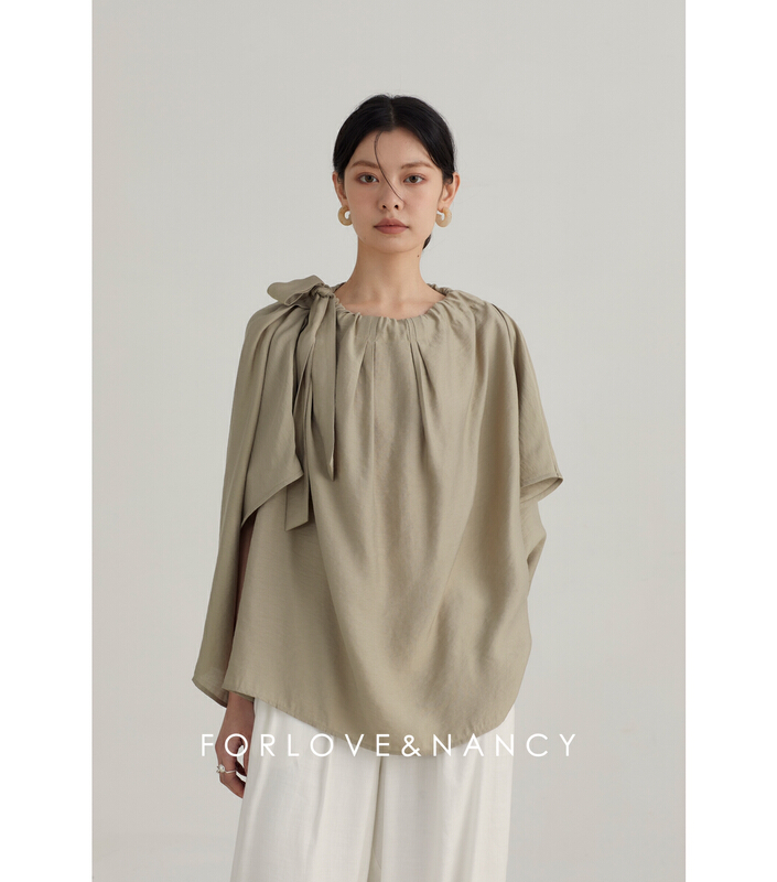 [forlove&nancy] niche ins design shirt nb2xbg121\cqw