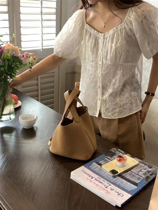 [aleke] lady solid color aging shirt 80093-3\lsw