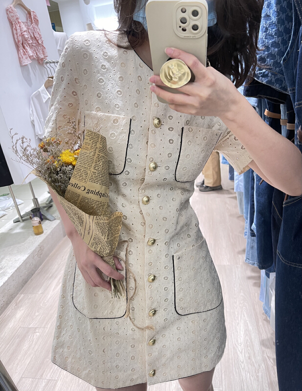 [u say] French elegant dress 66262\jhy