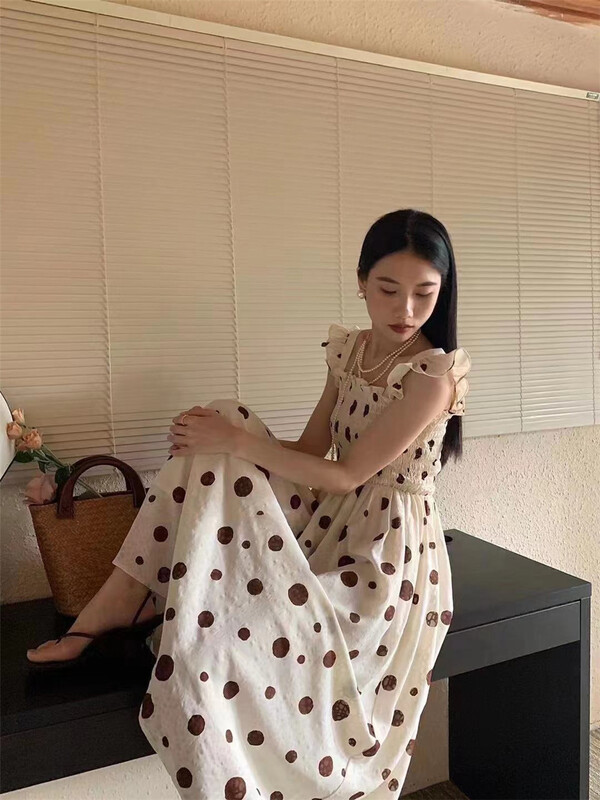 [Alibaba] wave point Korean light luxury dress 80100\lsw