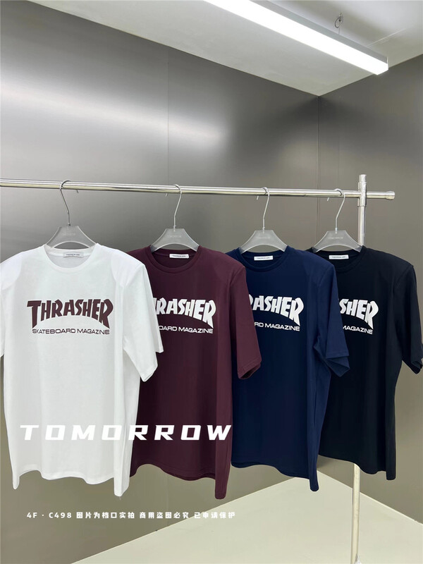 [tomorrow] personalized wild letter short sleeve T-shirt 5305\ozq
