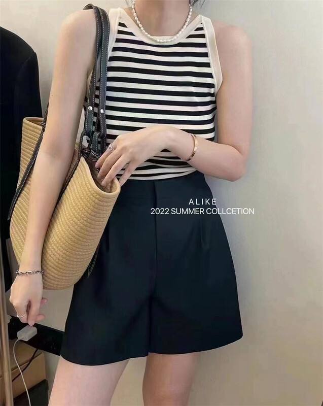 [Alibaba] striped sleeveless versatile vest / sling 60019\lsw