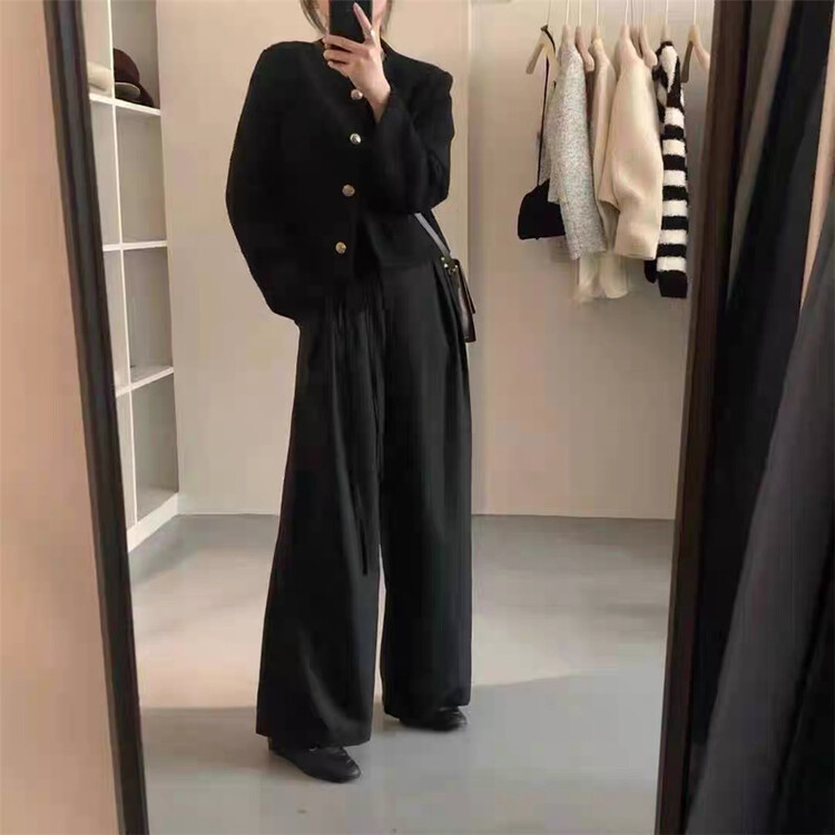 Original price 88.99! A new year in early spring! [June 6th] Korean fashion versatile loose pants 2270\wpl