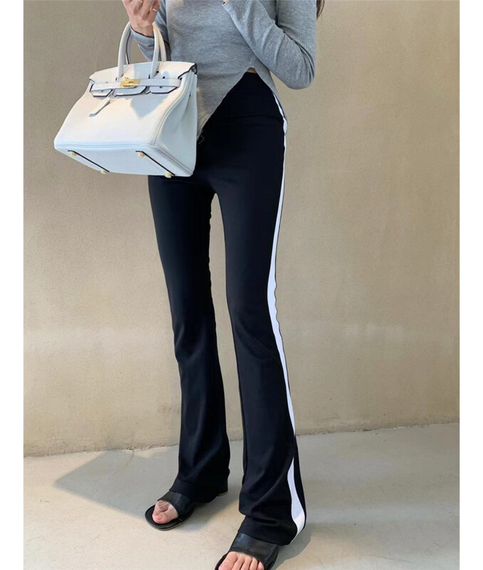 Original price 69.00! [June 6th] simple and versatile micro pull down casual pants 614\wpl