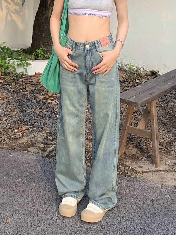 [lab eeda] straight baggy Vintage Jeans 3172\ozq