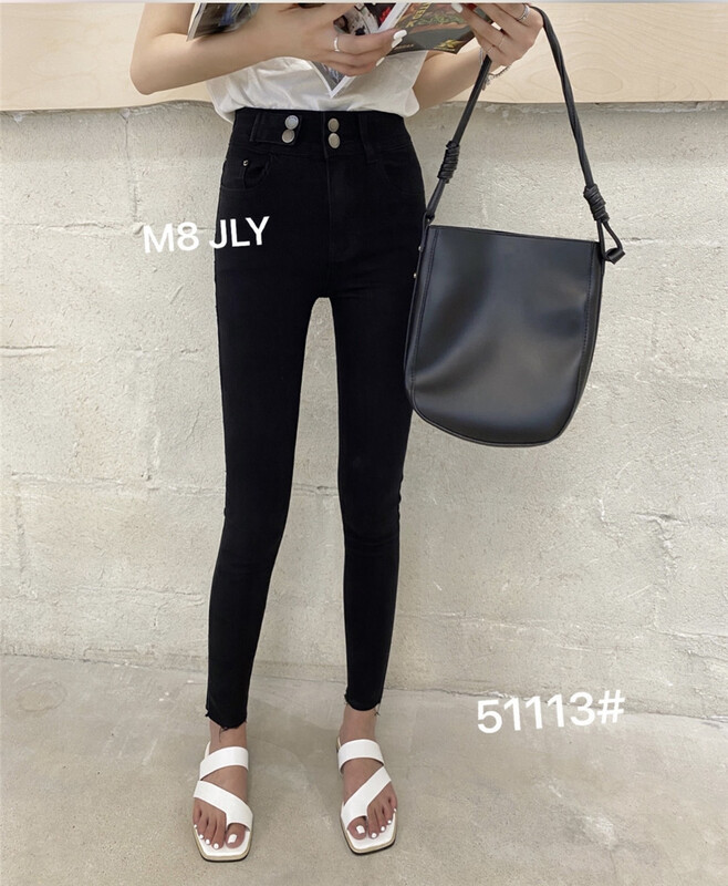[M8 denim] versatile Slim Skinny little leg jeans mly5113\lsl