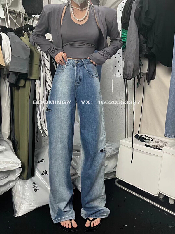 [looming] gradient casual jeans 2508\zxl