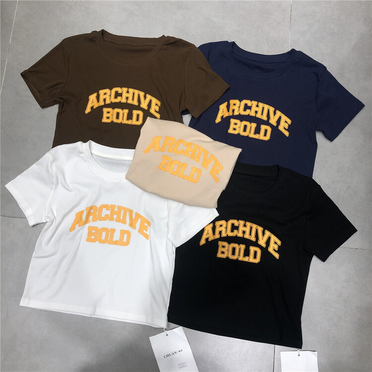 [Dachuan] casual short letter short sleeve T-shirt 6861\xyy