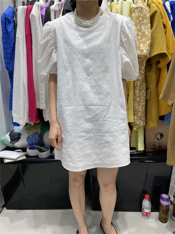 [open] jacquard light mature loose dress 8819\ozq