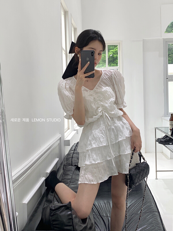 [lemon green tea] exotic age reducing sweet two-piece suit 2277