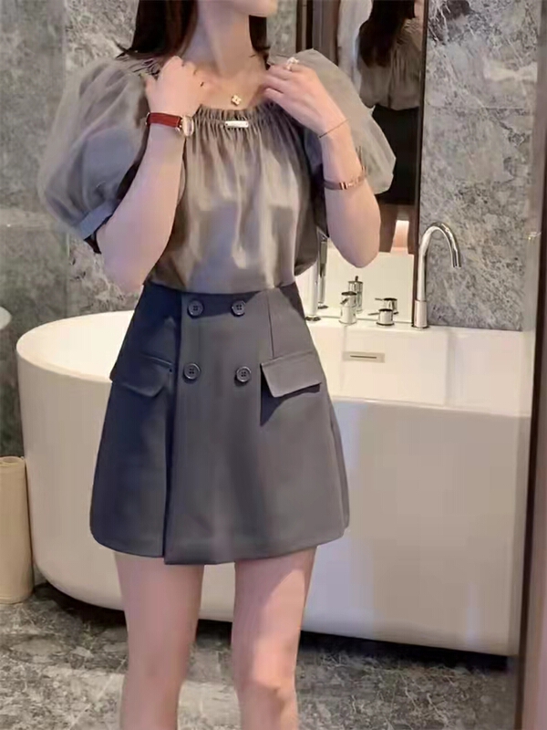[Yutong] texture lady temperament skirt 608\ll