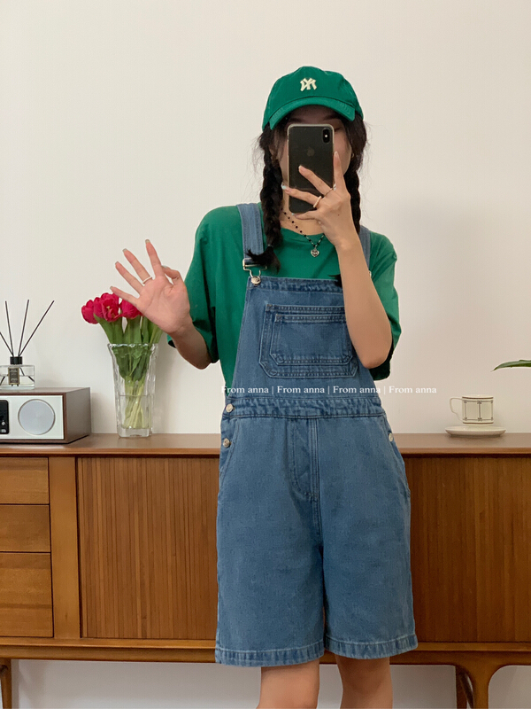 [from Anna] leisure trend retro suspender pants (excluding Necklace / lining) 6212\lsw