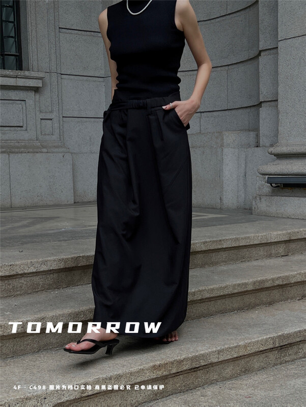 [tomorrow] irregular design retro skirt 5207t\ozq