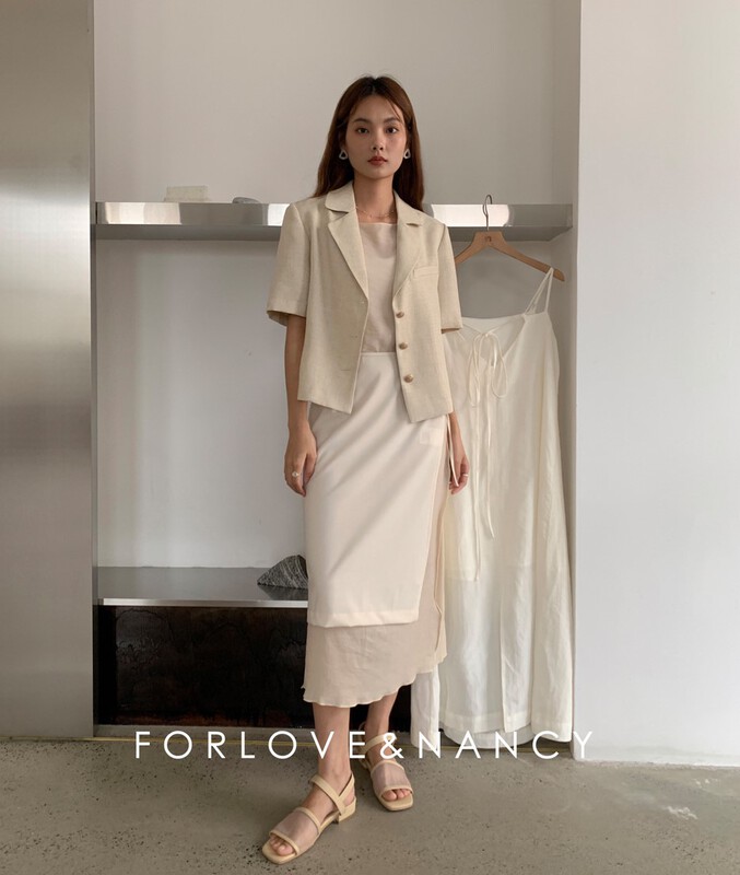 [forlove&nancy] a one-piece lace up skirt 96116b4\cqw
