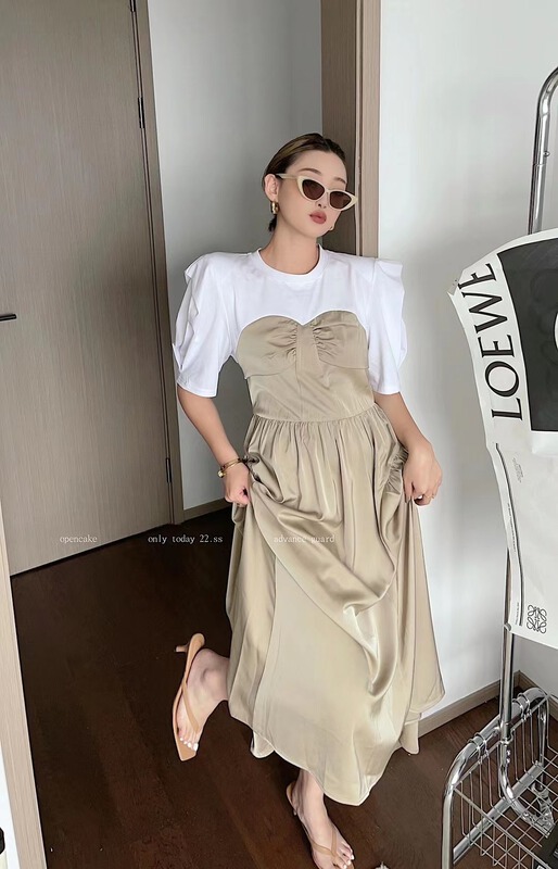 [open] patchwork retro dress 3860\ozq
