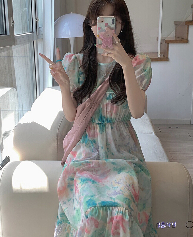 [w design] New Korean fashion leisure halo dyed color Jumpsuit in summer 2022 395211\wpl
