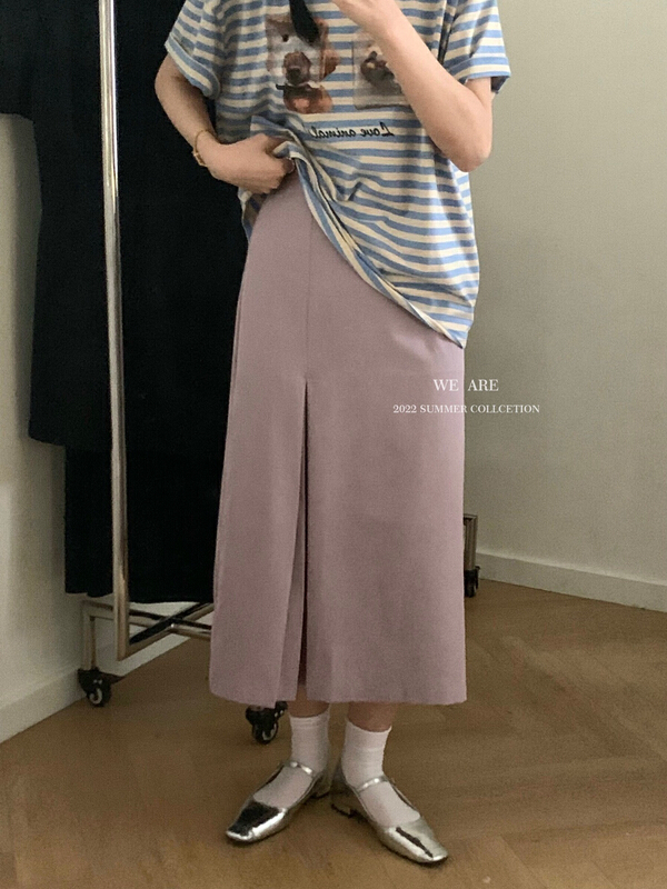 Original price 55.27! [we are] Korean version of versatile side folding high waist skirt (only selling skirt) 80076\zjy