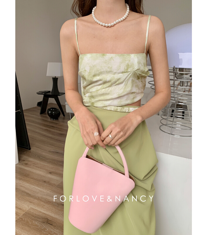 [forlove&nancy] Korean fashion printed aging vest / sling nb2dc4041\cqw