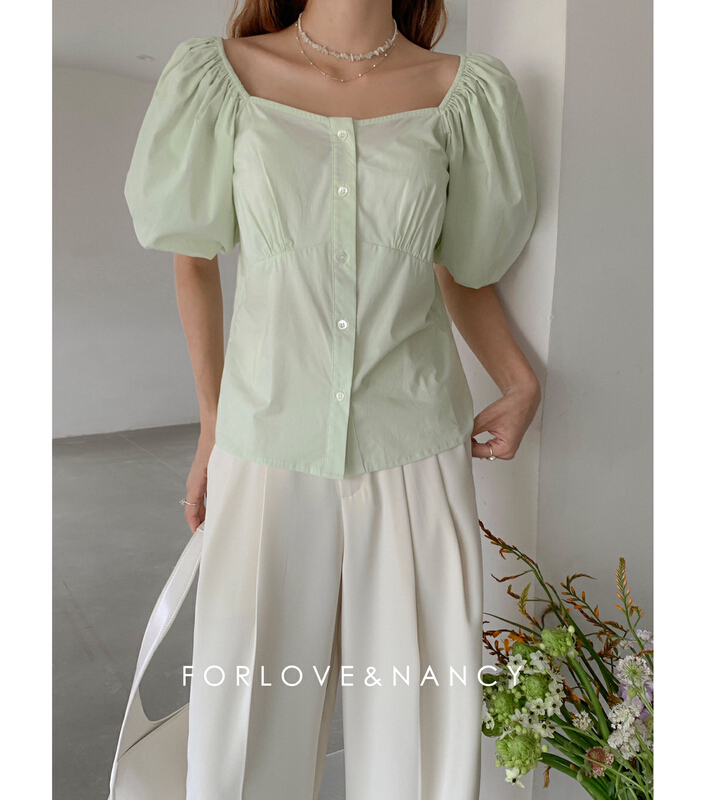 [forlove&nancy] aging temperament small fresh shirt lb2xb1481\cqw