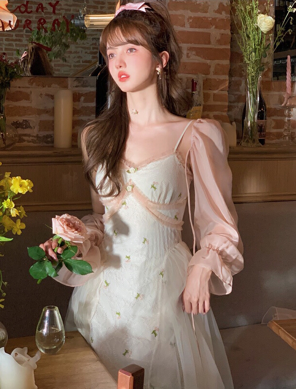 [w design] fashion slim suspender dress 35731\wpl