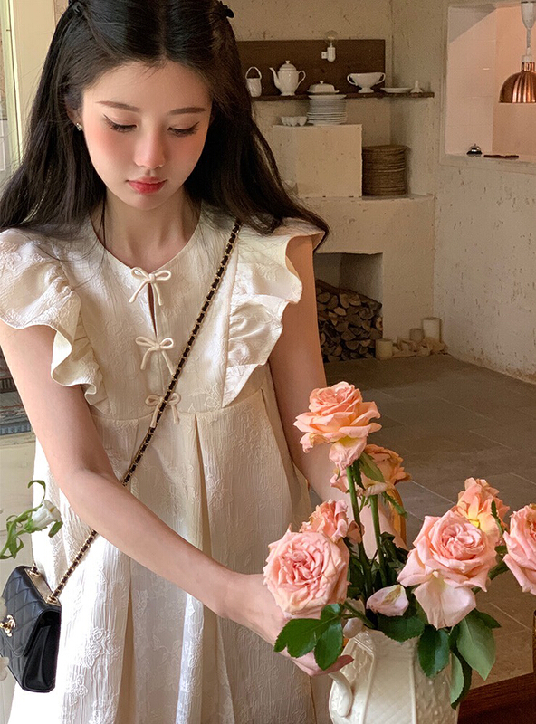 [w design] French retro sweet dress 42881\wpl