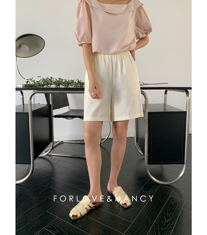 [forlove&nancy] simple and versatile solid casual shorts nb2sa1462\cqw