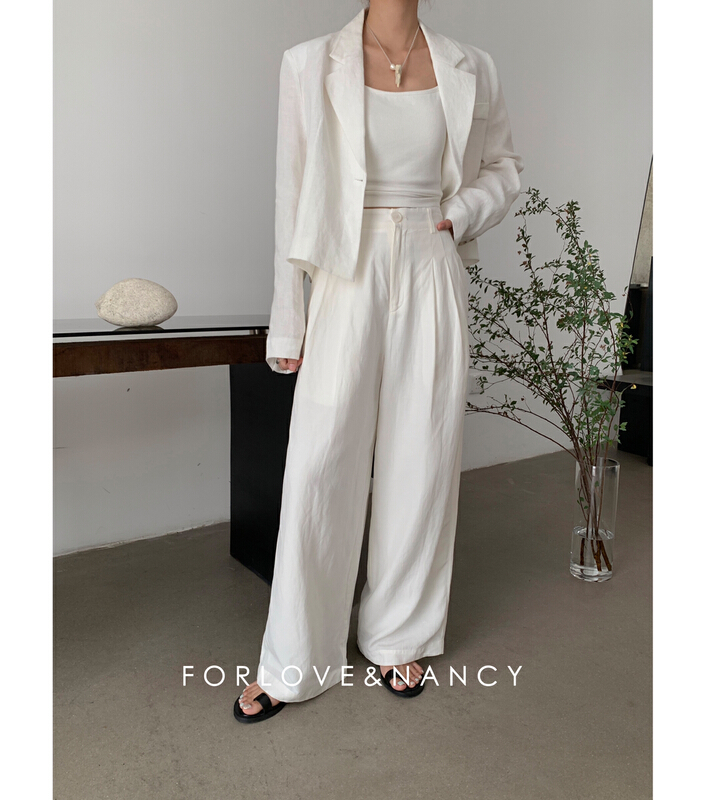 [forlove&nancy] comfortable and versatile simple casual pants fa2ka4093nn\cqw