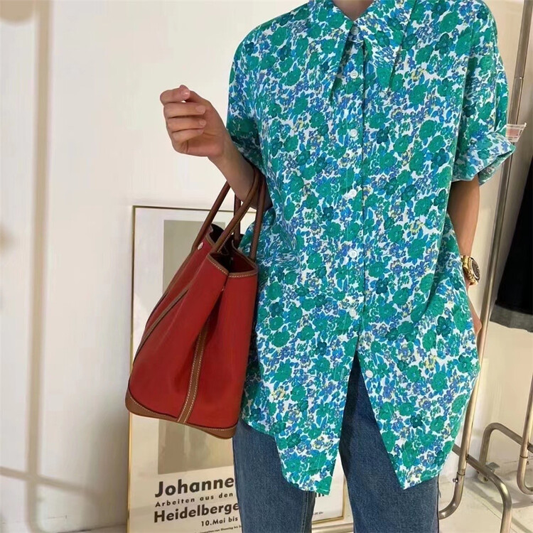 Original price 89.00! [June 6th] Vintage Floral loose shirt 2275\wpl