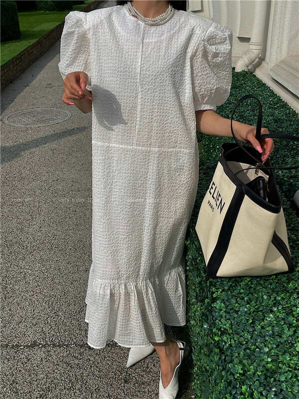 [open] fabric loose dress 3821\ozq