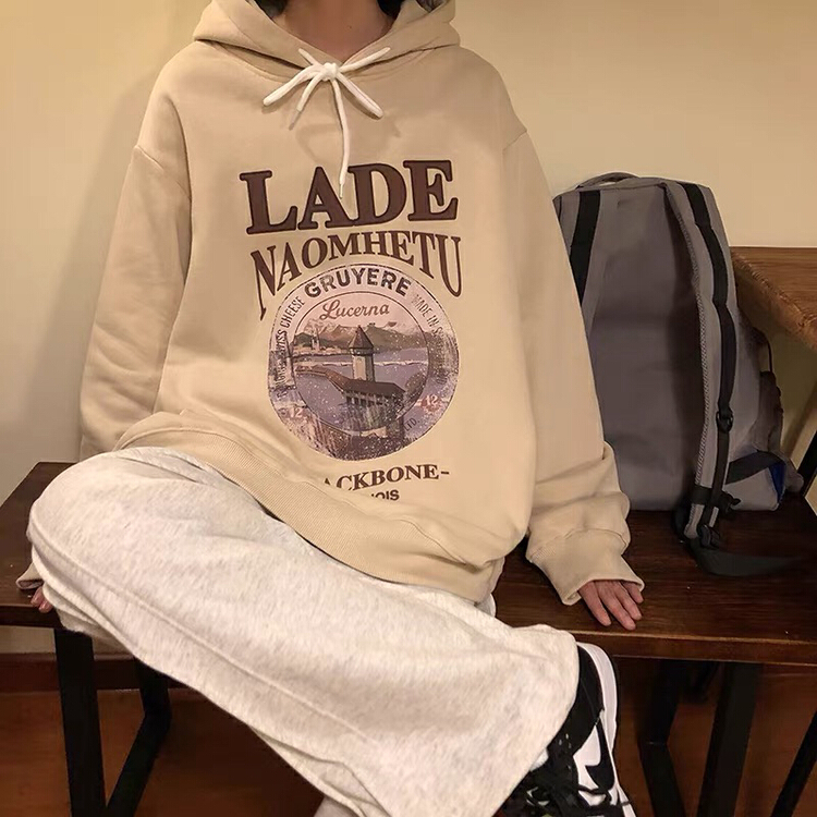 [lab eeda] American retro loose BF design sense minority Plush thickened sweater 3185\ozq