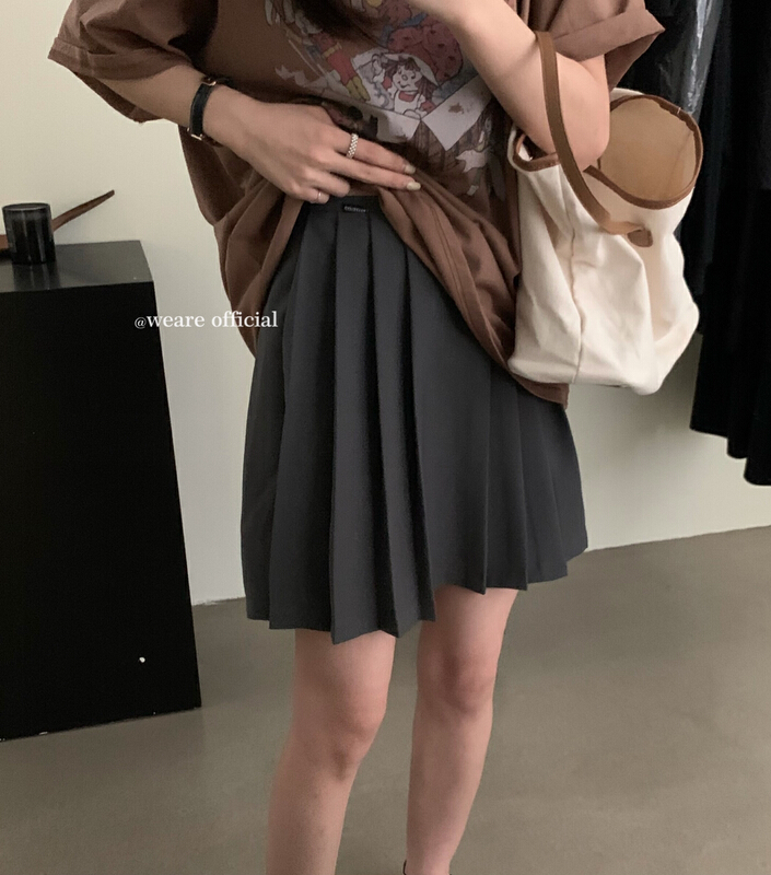 [we are] College Japanese and Korean pleated skirt 80081\zjy