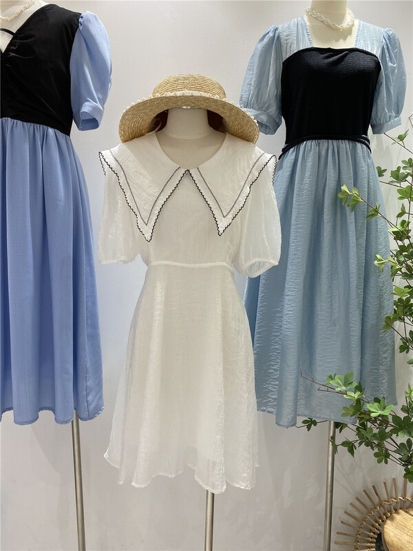 [sunny] Korean version baby collar age reducing dress 1992-1\hjy