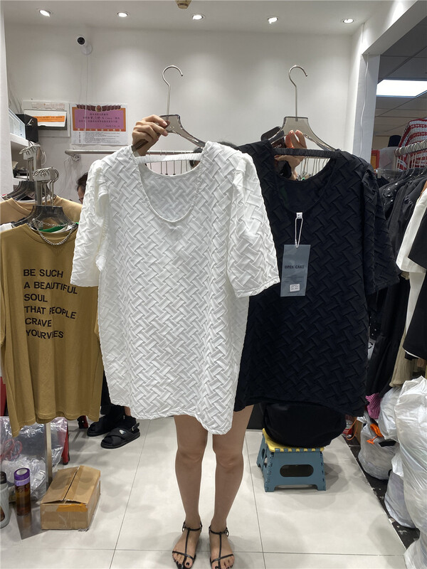 [open] Korean version simple U-neck dress 3956\ozq