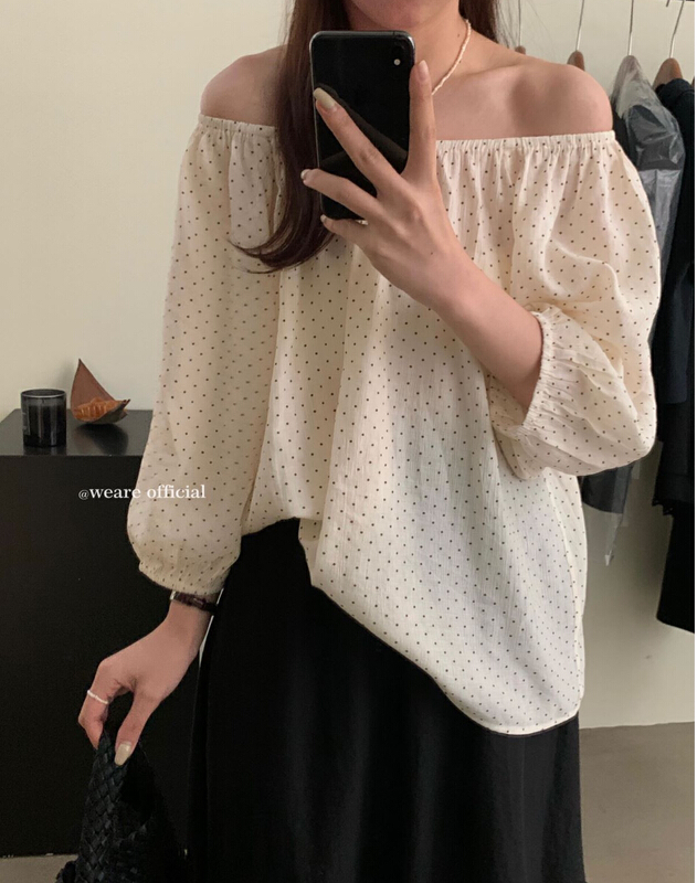 [we are] French style one shoulder blouse (only selling blouses) 10191\zjy