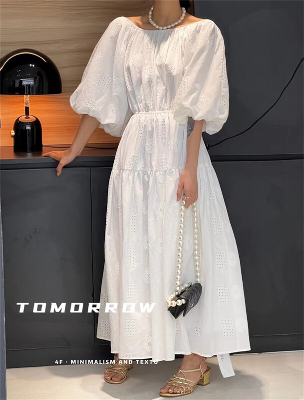[tomorrow] fresh loose square neck dress w5033t\ozq