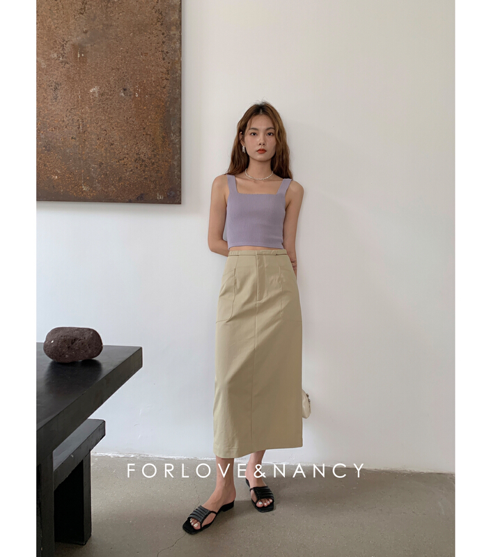 [forlove&nancy] Korean style commuter slim versatile skirt 96131b2\cqw