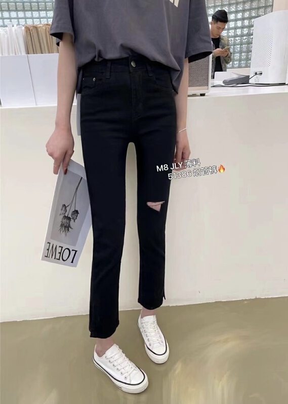 Original price 84.60! [M8 denim] simple straight versatile jeans yn51386\lsl