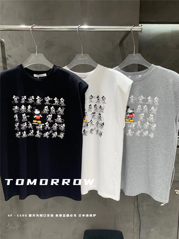 [tomorrow] cartoon Mickey printed vest / sling 8068\ozq