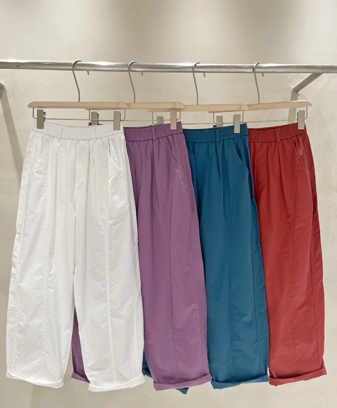 [x2] color washed cotton daddy casual pants 8872-1\lsl