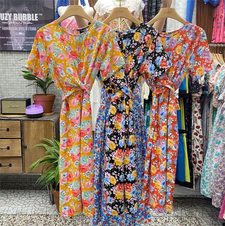 [suzybubble] pastoral romantic floral dress 3358# WPL